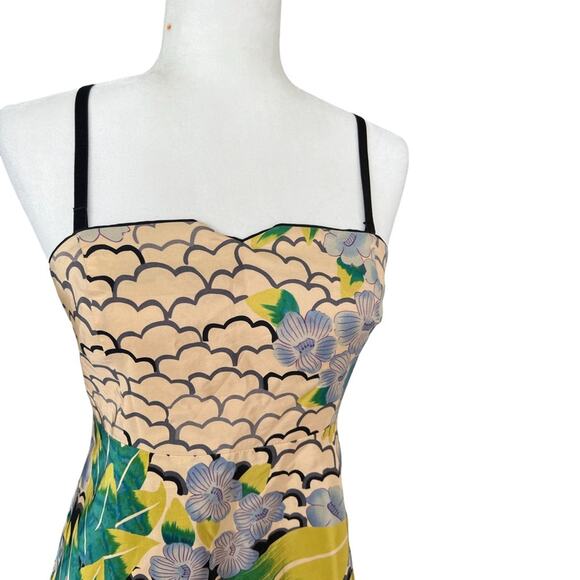 Moulinette Soeurs for Anthropologie Painted Lotus Dress size 4 - Picture 3 of 6